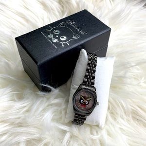Authentic Chococat Steel Gray Chrome Watch